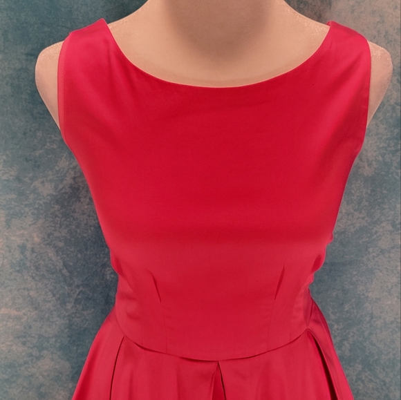 💜Cute Kate Spade Dress w/ Low Back and Broad Pink/White Striped Skirt. - Picture 2 of 8